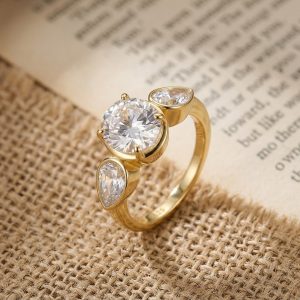 d color oval morganite ring2