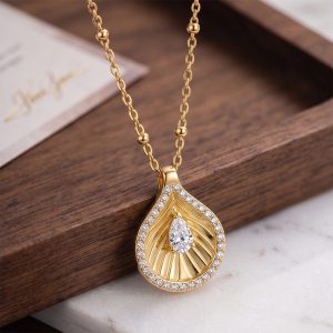 elegant style new bead zircon necklace1