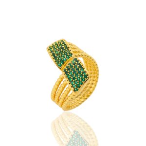 ins style micro set zirconium copper ring2