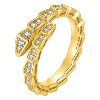 morgan snake shaped diamond fashion ring2