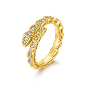 morgan snake shaped diamond fashion ring3