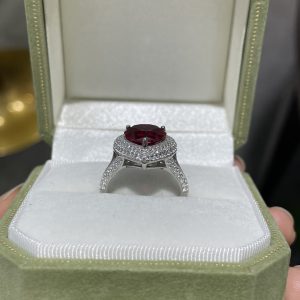 pigeon blood red vintage ring2