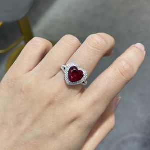 pigeon blood red vintage ring3
