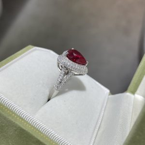 pigeon blood red vintage ring4