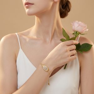 s925 silver set with all morganite bracelet2
