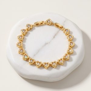 star shaped love charm beaded bracelet1
