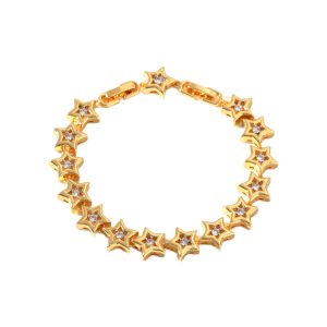 star shaped love charm beaded bracelet2